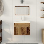 vidaXL Seturi Altele Maro, Alb 60 x 38.5 x 46 cm Lemn masiv, Ceramica