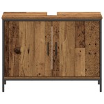 vidaXL Set de mobilier pentru baie cu ușă 3 pcs Maro 80 x 30 x 60 cm vidaXL Set de mobilier pentru baie cu ușă 3 pcs Maro 80 x 30 x 60 cm
