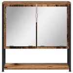 vidaXL Cabinet pentru chiuvetă de baie cu bazin din lemn vechi vidaXL Cabinet pentru chiuvetă de baie cu bazin din lemn vechi