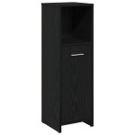Set mobile baie vidaXL 4 piese Stejar Negru Lemn prelucrat Set mobile baie vidaXL 4 piese Stejar Negru Lemn prelucrat