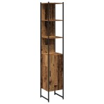 vidaXL Set de mobilier pentru baie 4 pcs Maro 33 x 33 x 185.5 cm vidaXL Set de mobilier pentru baie 4 pcs Maro 33 x 33 x 185.5 cm