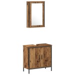 vidaXL Set de mobilier pentru baie 4 pcs Maro 33 x 33 x 185.5 cm vidaXL Set de mobilier pentru baie 4 pcs Maro 33 x 33 x 185.5 cm