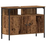 vidaXL Set de mobilier pentru baie 4 pcs Lemn vechi 33 x 33 x 185.5 cm