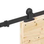 vidaXL Ușă glisantă cu set de feronerie 85x210 cm, lemn masiv de pin vidaXL Ușă glisantă cu set de feronerie 85x210 cm, lemn masiv de pin
