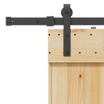 vidaXL Ușă glisantă cu set de feronerie 85x210 cm, lemn masiv de pin vidaXL Ușă glisantă cu set de feronerie 85x210 cm, lemn masiv de pin