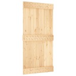 vidaXL Ușă glisantă cu set feronerie, 100x210 cm, lemn masiv de pin vidaXL Ușă glisantă cu set feronerie, 100x210 cm, lemn masiv de pin