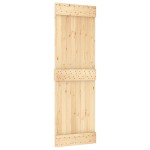 vidaXL Ușă glisantă cu set de feronerie 70x210 cm, lemn masiv de pin vidaXL Ușă glisantă cu set de feronerie 70x210 cm, lemn masiv de pin