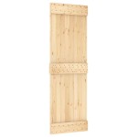 vidaXL Ușă glisantă cu set de feronerie 70x210 cm, lemn masiv de pin vidaXL Ușă glisantă cu set de feronerie 70x210 cm, lemn masiv de pin