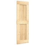 vidaXL Ușă glisantă cu set de feronerie 70x210 cm, lemn masiv de pin vidaXL Ușă glisantă cu set de feronerie 70x210 cm, lemn masiv de pin