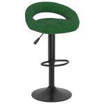 vidaXL Scaune de bar, 2 buc., verde închis, catifea vidaXL Scaune de bar, 2 buc., verde închis, catifea