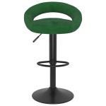 vidaXL Scaune de bar, 2 buc., verde închis, catifea vidaXL Scaune de bar, 2 buc., verde închis, catifea