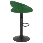 vidaXL Scaune de bar, 2 buc., verde închis, catifea vidaXL Scaune de bar, 2 buc., verde închis, catifea