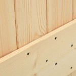 vidaXL Ușă glisantă cu set de feronerie 85x210 cm, lemn masiv de pin vidaXL Ușă glisantă cu set de feronerie 85x210 cm, lemn masiv de pin