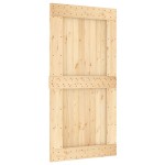 vidaXL Ușă glisantă cu set feronerie, 100x210 cm, lemn masiv de pin vidaXL Ușă glisantă cu set feronerie, 100x210 cm, lemn masiv de pin