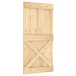 vidaXL Ușă glisantă cu set feronerie, 100x210 cm, lemn masiv de pin vidaXL Ușă glisantă cu set feronerie, 100x210 cm, lemn masiv de pin