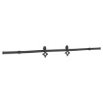 vidaXL Ușă glisantă cu set de feronerie 95x210 cm, lemn masiv de pin vidaXL Ușă glisantă cu set de feronerie 95x210 cm, lemn masiv de pin