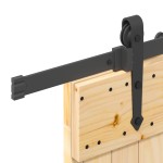 vidaXL Ușă glisantă cu set de feronerie 70x210 cm, lemn masiv de pin vidaXL Ușă glisantă cu set de feronerie 70x210 cm, lemn masiv de pin