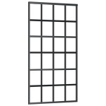 vidaXL Ușă glisantă cu set feronerie 102x205 cm ESG sticlă și aluminiu