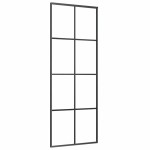 vidaXL Ușă glisantă cu set feronerie, 76x205 cm, sticlă ESG/aluminiu
