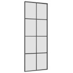 vidaXL Ușă glisantă cu set feronerie, 76x205 cm, sticlă ESG/aluminiu