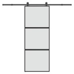 vidaXL Ușă glisantă cu set de feronerie sticlă temperată și aluminiu