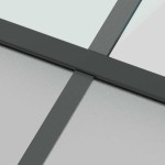 vidaXL Ușă glisantă cu set de feronerie sticlă temperată și aluminiu