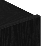 vidaXL Set comodă TV 3 pcs Stejar negru 100 x 30 x 30 cm Lemn compozit