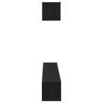 vidaXL Set comodă TV 4 pcs Stejar negru 100 x 30 x 30 cm Lemn compozit vidaXL Set comodă TV 4 pcs Stejar negru 100 x 30 x 30 cm Lemn compozit