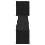 vidaXL Set comodă TV 4 pcs Stejar negru 80 x 30 x 30 cm Lemn compozit