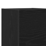 vidaXL Set comodă TV 4 pcs Stejar negru 80 x 30 x 30 cm Lemn compozit