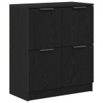 vidaXL Bufet Stejar negru 180 x 30 x 70 cm Lemn compozit