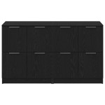 vidaXL Bufet Stejar negru 180 x 30 x 70 cm Lemn compozit