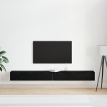 vidaXL Cabițele 2 piese Stejar negru 102x30x20 cm Lemn prelucrat