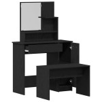 Set masă de toaletă vidaXL din stejar negru Set masă de toaletă vidaXL din stejar negru