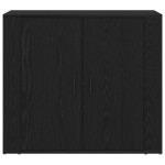 vidaXL Bufet cu sertar Stejar Negru 240 x 33 x 70 cm Lemn compozit vidaXL Bufet cu sertar Stejar Negru 240 x 33 x 70 cm Lemn compozit