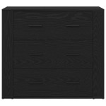 vidaXL Sideboard cu sertar Stejar Negru 240 x 33 x 70 cm Lemn compozit