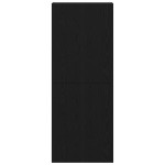 vidaXL Dulap montat pe perete 2 pcs Stejar negru 69.5 x 34 x 90 cm
