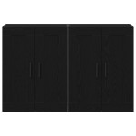 vidaXL Cabinet suspendat Pe perete 2 pcs Lemn vechi 160 x 34 x 90 cm vidaXL Cabinet suspendat Pe perete 2 pcs Lemn vechi 160 x 34 x 90 cm