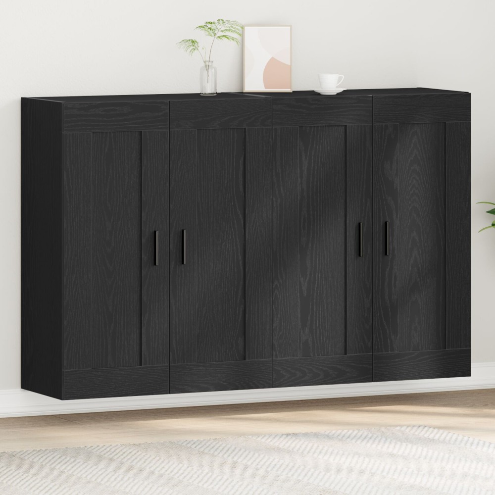 vidaXL Cabinet suspendat 2 pcs stejar artizanal 160 x 34 x 90 cm