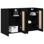 vidaXL Cabinet suspendat 2 pcs stejar artizanal 160 x 34 x 90 cm vidaXL Cabinet suspendat 2 pcs stejar artizanal 160 x 34 x 90 cm