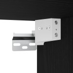 vidaXL Cabinet suspendat Pe perete 2 pcs Stejar negru 160 x 34 x 90 cm vidaXL Cabinet suspendat Pe perete 2 pcs Stejar negru 160 x 34 x 90 cm