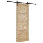 Ușa glisantă vidaXL cu accesorii 78x211 cm Lemn masiv de pin Ușa glisantă vidaXL cu accesorii 78x211 cm Lemn masiv de pin