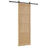 Ușă glisantă vidaXL cu kit de accesorii 78x232 cm Lemn Masiv de Pin Ușă glisantă vidaXL cu kit de accesorii 78x232 cm Lemn Masiv de Pin