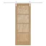vidaXL Ușa Glisantă Manual Natural și alb 73.5 x 198.5 cm vidaXL Ușa Glisantă Manual Natural și alb 73.5 x 198.5 cm