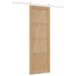 vidaXL Ușa Glisantă Manual Natural și alb 73.5 x 211 cm vidaXL Ușa Glisantă Manual Natural și alb 73.5 x 211 cm