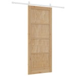 Ușa Culisantă vidaXL cu Set de Accesorii 83x202 cm Lemn Solid de Pin Ușa Culisantă vidaXL cu Set de Accesorii 83x202 cm Lemn Solid de Pin