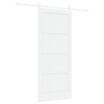 vidaXL Ușa Glisantă Manual Alb 86 x 198.5 cm Lemn de pin solid și oțel vidaXL Ușa Glisantă Manual Alb 86 x 198.5 cm Lemn de pin solid și oțel