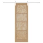vidaXL Ușa Glisantă Manual Natural și alb 73.5 x 211 cm vidaXL Ușa Glisantă Manual Natural și alb 73.5 x 211 cm