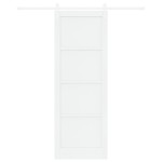 vidaXL Ușa Glisantă Manual Alb 83 x 232 cm Lemn de pin solid și oțel vidaXL Ușa Glisantă Manual Alb 83 x 232 cm Lemn de pin solid și oțel