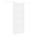vidaXL Ușa Glisantă Manual Alb 86 x 198.5 cm Lemn de pin solid și oțel vidaXL Ușa Glisantă Manual Alb 86 x 198.5 cm Lemn de pin solid și oțel